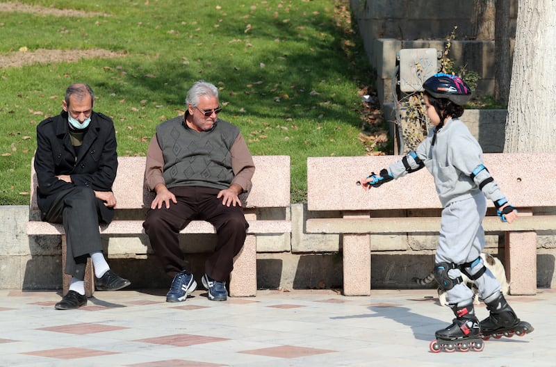 Elderly Iranian men sit in a Tehran park. If governments are to meet the financial and economic challenges of supporting a large, ageing population, they will have to begin planning now. EPA