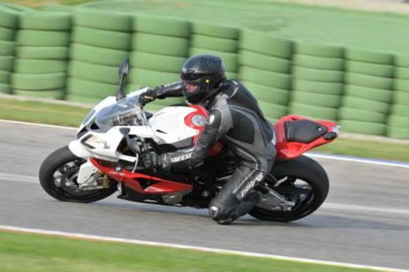 David Booth riding 2011 BMW S1000RR.