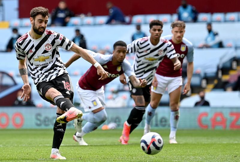 Bruno Fernandes - 7. Got his 17th league goal as he scored his 21st out of 22 penalties since joining United. Wasn’t his best performance, but more energetic and vocal in the second half. It was his 54th United game of the season. EPA