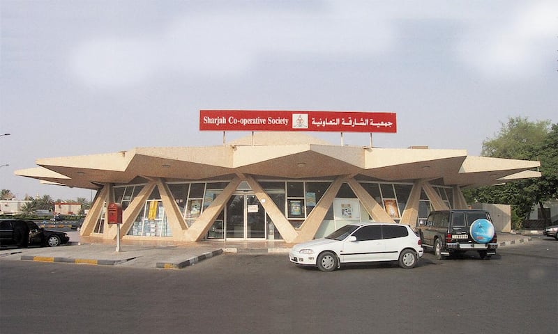 The Flying Saucer hosts a branch of Sharjah Co-operative Society in the 1990s.