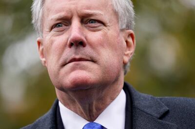 Former White House chief of staff Mark Meadows. AP