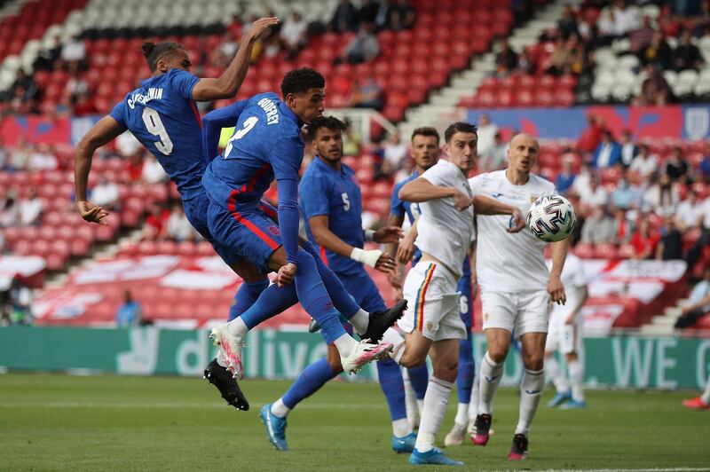 Ben Godfrey - 7: Everton defender was one of three standby players starting match and was alert to clear dangerous ball into box after quarter of an hour. Sliced left-foot shot wide in first half and was denied even better chance to score when club teammate Calvert-Lewin got in ahead of him just after the break. Getty