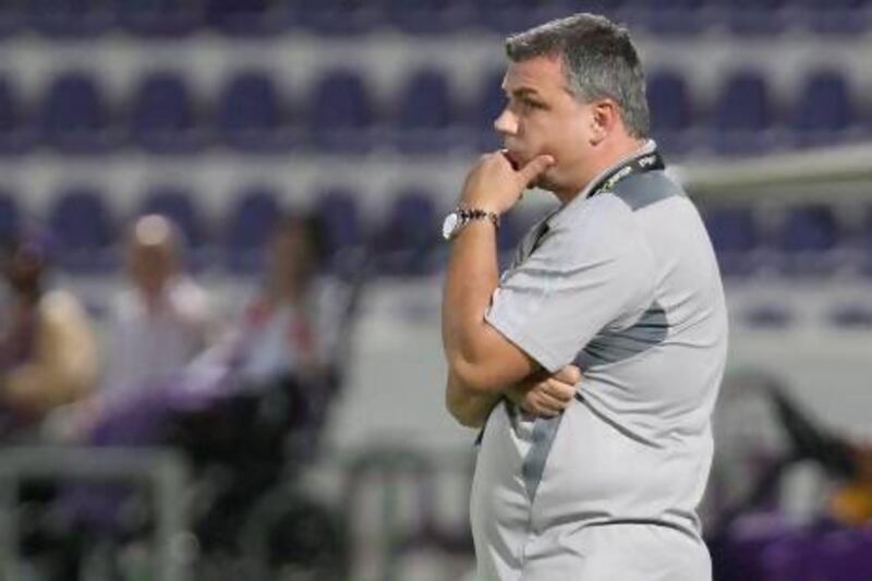 Cosmin Olaroiu was loved at Al Ain but chose to jump ship with a year left to his contract. Pawan Singh / The National