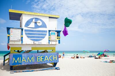 The renowned Miami Beach. Unsplash