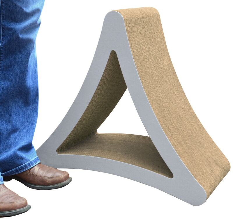 PetFusion 3-side vertical cat scratcher long, Dh330, The Pet Shack. Photo PetFusion