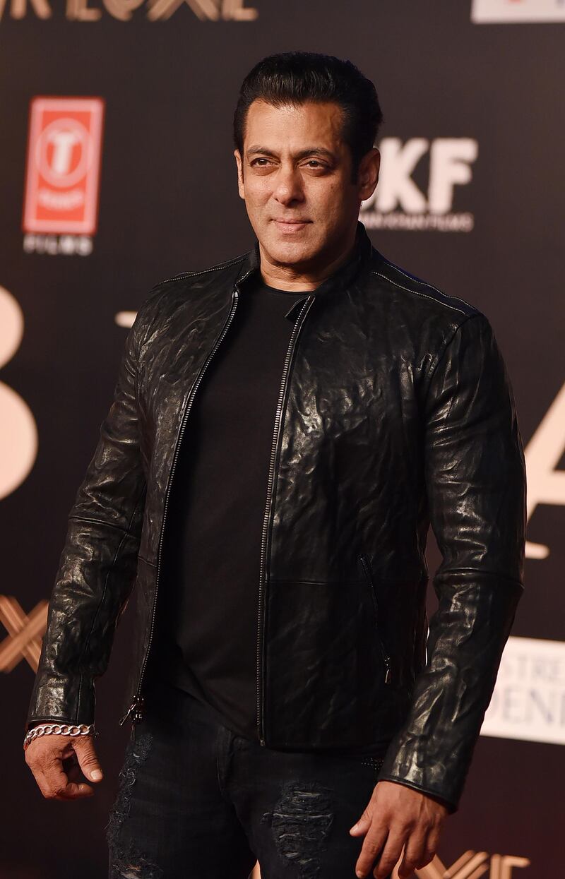 Bollywood actor Salman Khan attends the premiere of his Hindi film 'Bharat' in Mumbai on June 4, 2019. AFP