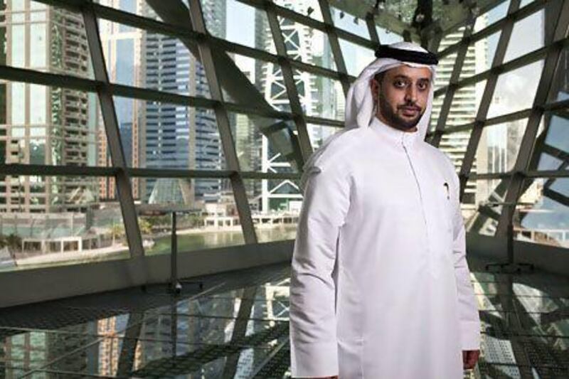 Ahmed bin Sulayem, the chairman of Dubai Multi Commodities Centre, is targeting Islamic funding for the tower. Antonie Robertson / The National