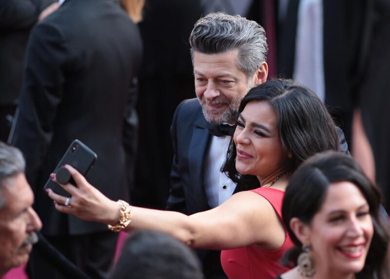 Andy Serkis co-presented the nominations ceremony for the 90th Annual Academy Awards. AFP/Kyle GRILLOT