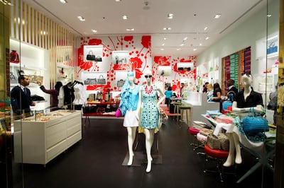Dubai, April 17, 2012 -- kate spade new york opened its first store in the UAE at Dubai Mall. The brand is part of a new distribution partnership with Jashanmal Group, which will involve exclusive distribution for the UAE, Kuwait, Qatar and Bahrain. (Photo by: Sarah Dea/The National)