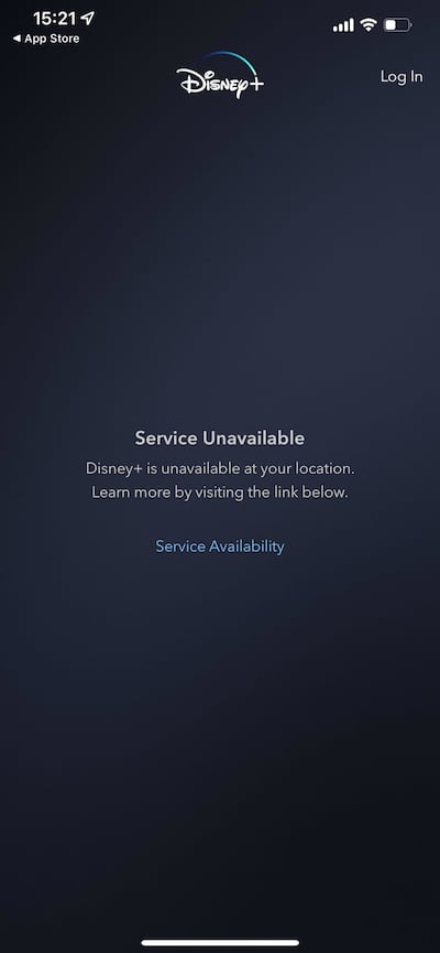 Some Mena users have reported that they are having trouble launching the Disney+ app on their Android and iOS devices. Photo: The National