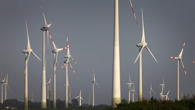 Wind turbines. AFP