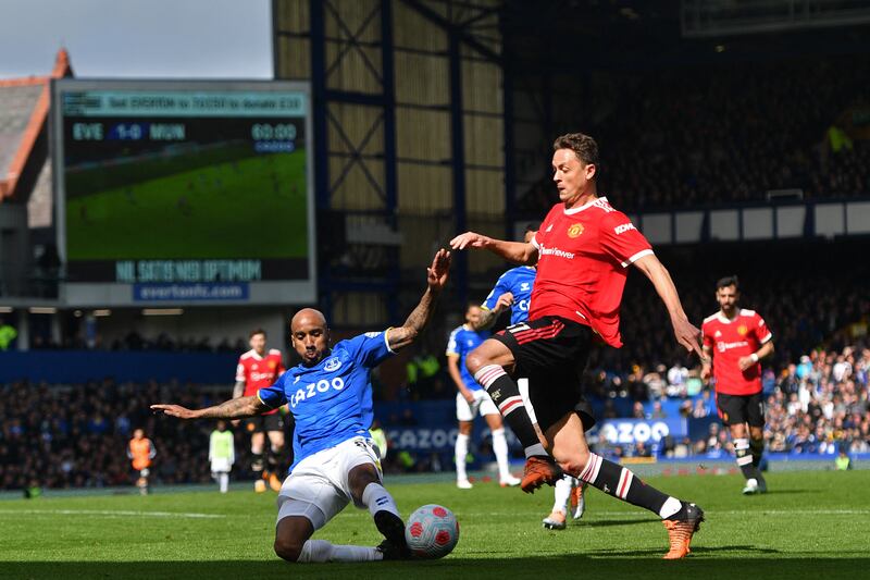 Losing to Everton 1-0 at Goodison Park on April 9 was another big setback in the season. AFP