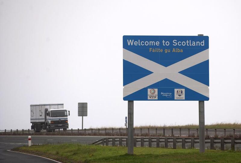 Border: The pro-independence camp have said the existing border would remain only on paper but the issue is a complex one as Scotland’s plan to ease immigration rules might prompt the rest of Britain to set up barriers and checks. The SNP also says that no passports should be required for visitors from the rest of the UK to Scotland and vice versa — much like the current arrangement with Ireland — although that will depend on whether Scotland is in the European Union. Lesley Martin/AFP Photo