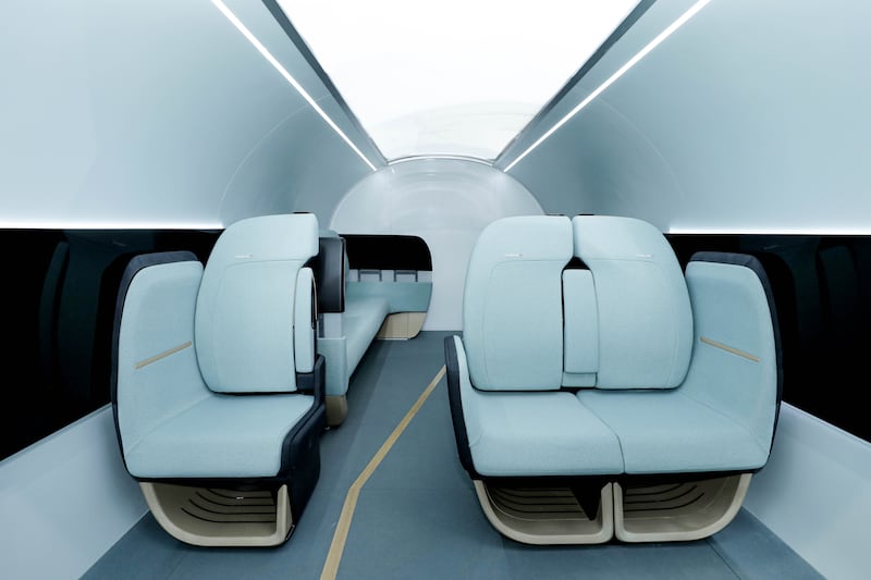 Each pod will be able to carry up to 30 passengers.