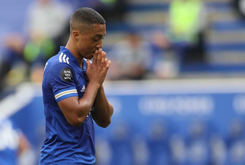 Youri Tielemans - 6: Almost threaded a shot past David de Gea with a cheeky first-half effort. Great free-kick to give Vardy a chance. Reuters