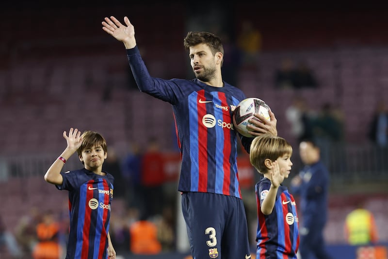 Gerard Pique – 9. His final ever game at Camp Nou saw a full house, with fans in song for him and flags flown. Had a 12th minute header go over, but it was his best performance of the season. Cheered every time he touched the ball. Tears in his eyes after he left the pitch with six minutes to play. What a career. EPA