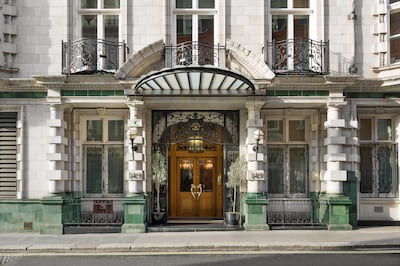 The entrance to the grand apartment. Photo: Alex Winship & The Family Office / UKSIR