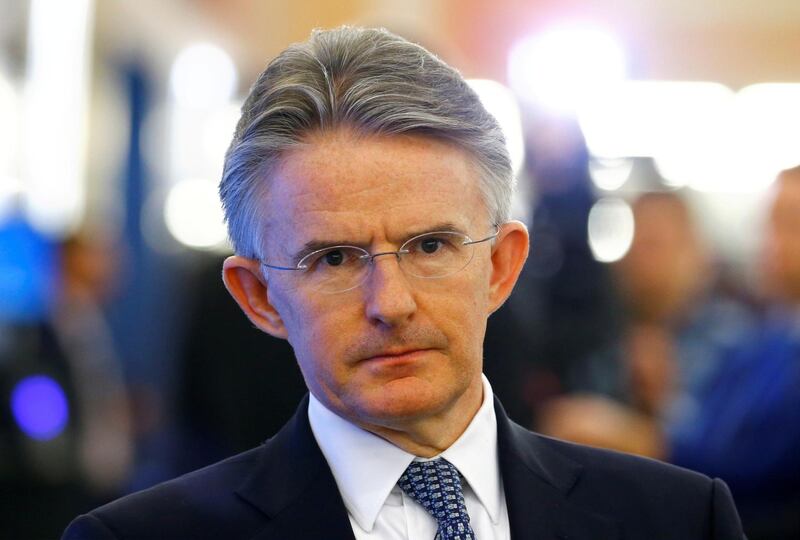 FILE PHOTO: CEO John Flint of HSBC attends the World Economic Forum (WEF) annual meeting in Davos, Switzerland, January 24, 2019. REUTERS/Arnd Wiegmann/File Photo