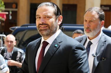 Lebanon's Prime Minister Saad Hariri arrives to attend a parliament session in downtown Beirut, Lebanon July 16, 2019. Reuters