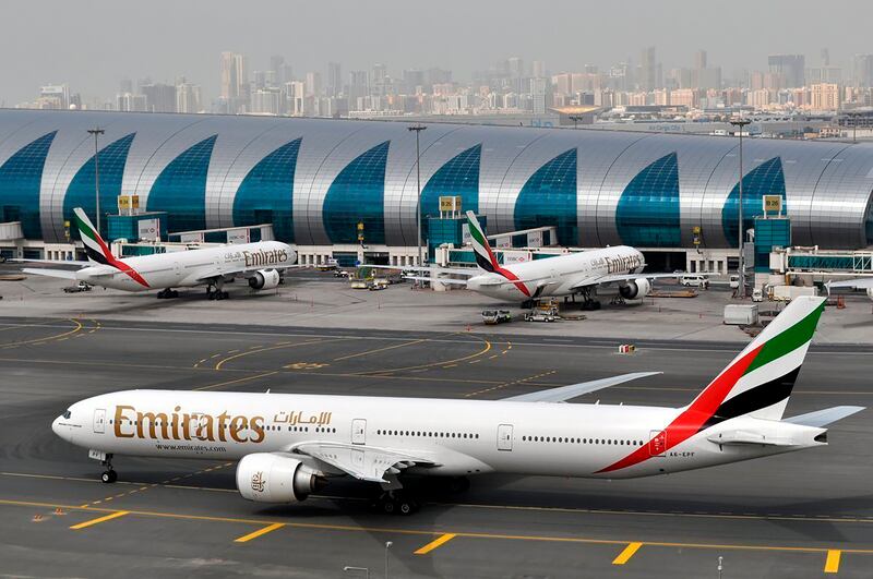 Dubai carrier Emirates was third. AP Photo