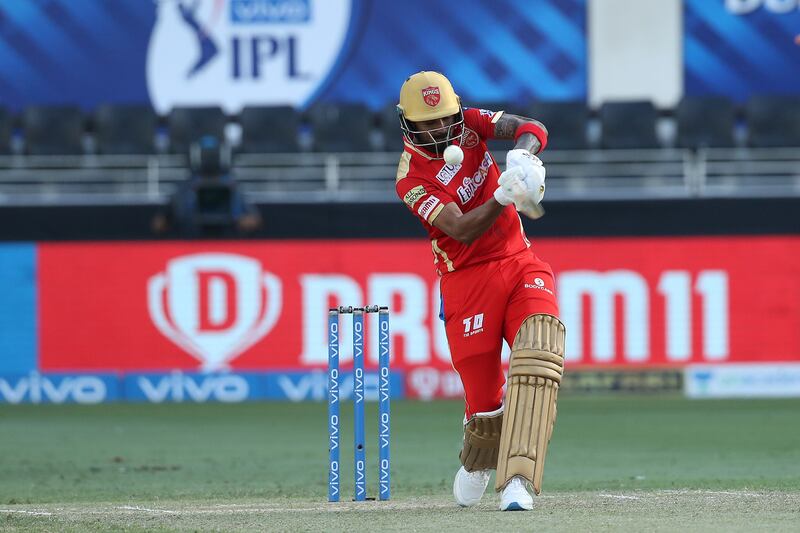 Punjab Kings captain KL Rahul missed out on a century as he guided his team to victory against Chennai in Dubai on Thursday. Sportzpics for IPL