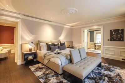 The principal bedroom suite in the penthouse. Photo: Beauchamp Estates