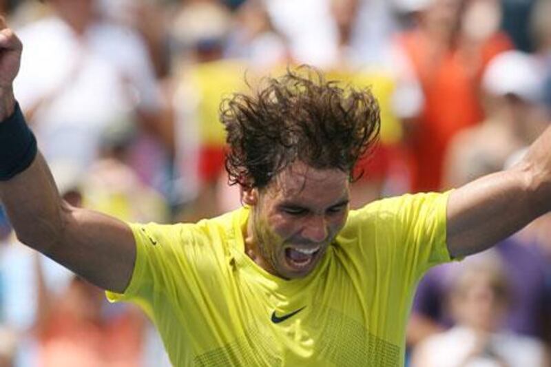 Rafael Nadal has a 15-0 record on the North American hardcourts this year.