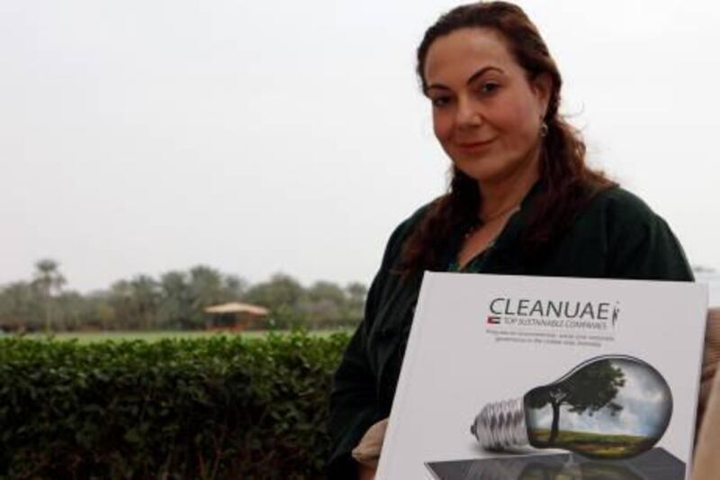 Dubai, 2nd february 2011.  Lisa Durante the publisher of Clean UAE book, which will be launch tomorrow, held at The Desert Palm Resort and Hotel.  (Jeffrey E Biteng / The National)
