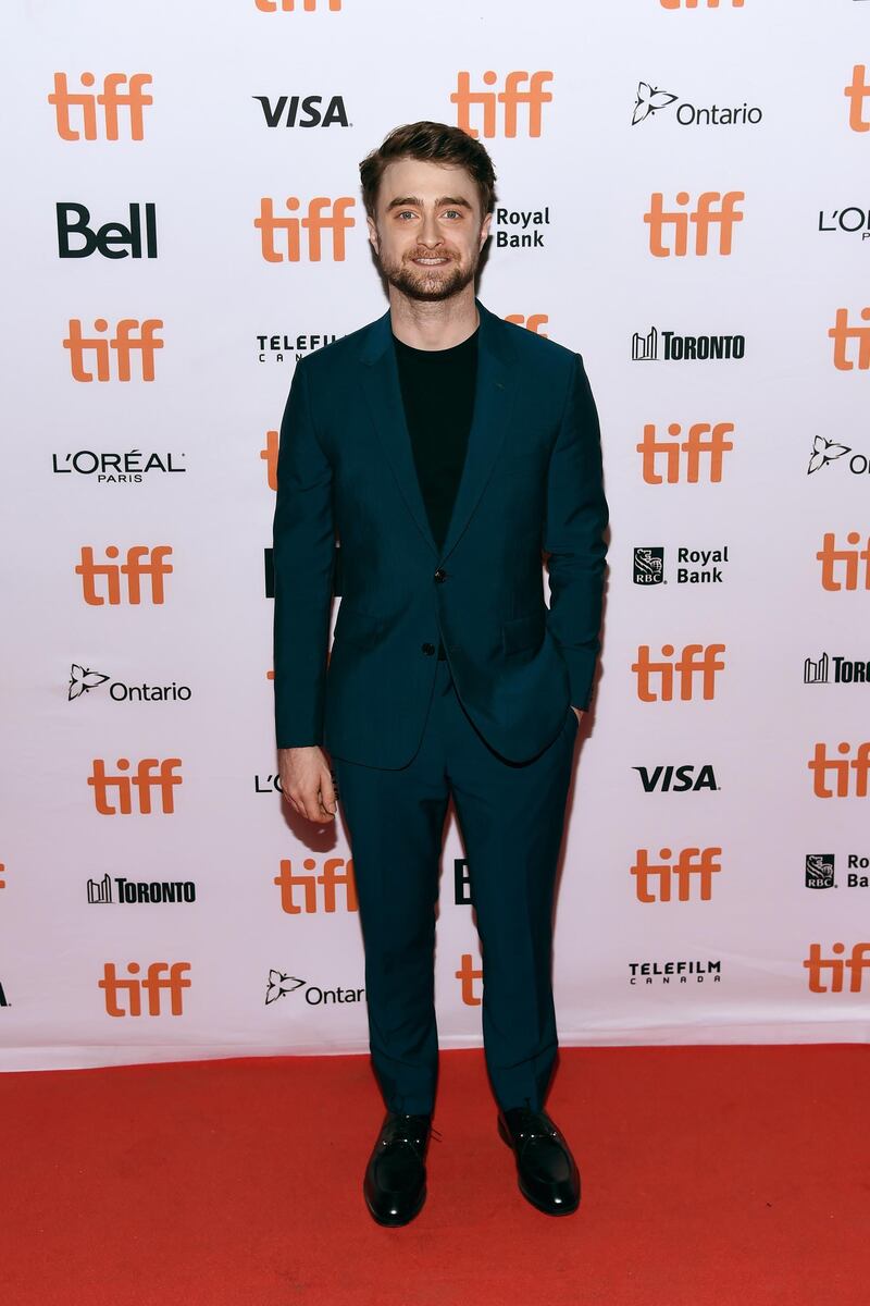Daniel Radcliffe attends the 'Guns Akimbo' premiere during the 2019 Toronto International Film Festival on September 9, 2019. AFP