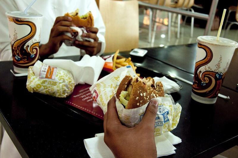 An appetite for fast food in the UAE leads to a complex picture of bad health in which diabetes is the worry. Fatima Al Marzouqi / The National