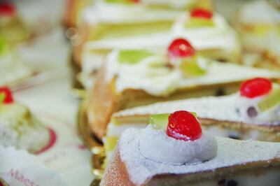 Cassata Siciliana - sweet pastry food delicacy (a traditional Sicilian sweet). Getty Images