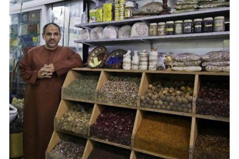 A family business: Hassan Abdulraheem at his shop in Deira's Spice Souq.