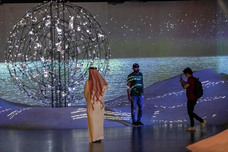 A tour of the UAE Pavilion. Antonie Robertson / The National