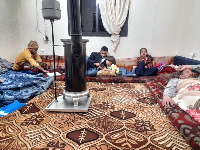 Mohammed Jomaa and his family in their house in Lebanon. Courtesy Mohammed Jomaa
