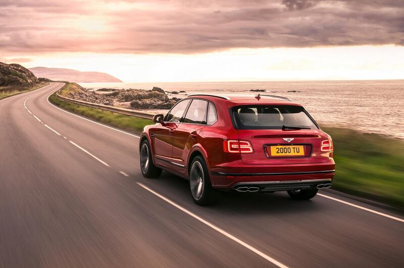 The Bentayga's 4.0-litre twin-turbocharged V8 was developed with Porsche. Bentley