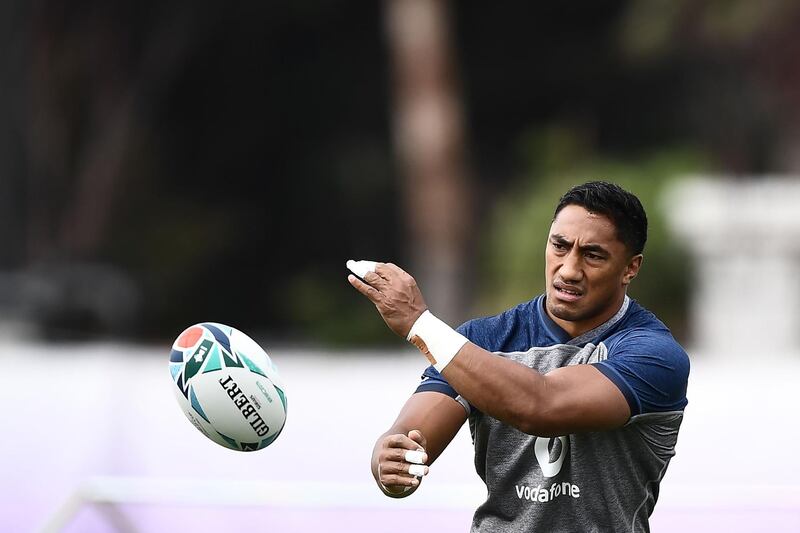 Ireland centre Bundee Aki. AFP