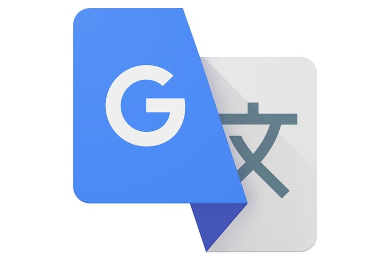 Google Translate logo. Courtesy Google