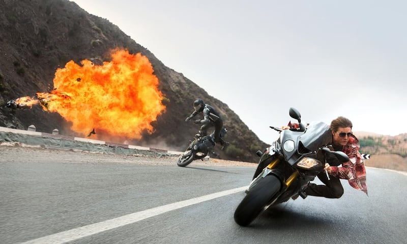 Tom Cruise did most of his own stunts for Mission: Impossible – Rogue Nation. Courtesy Paramount Pictures