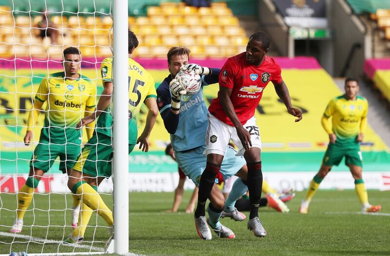 NORWICH: Tim Krul – 7. Couldn’t do much with the Ighalo goal and produced a late double save to force extra time. Dutchman then pulled off a fine stop to deny Maguire in extra time and had to be alert to palm away Fernandes’ long range effort. Reuters