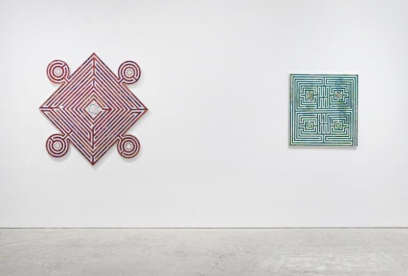 Farmanfarmaian's mirror mosaics also featured maze-like configurations. Sharjah Art Foundation