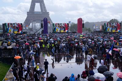 Within Paris, fans may be moving from venue to venue by bicycle, by low-emission trains, on electric busses – or even by boat – but a sizeable proportion will have come to the Olympics on long-haul flights. AP