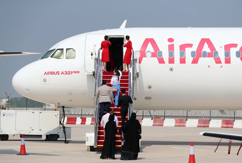 Air Arabia added nine new routes to its global network in the first three months of this year. Chris Whiteoak / The National