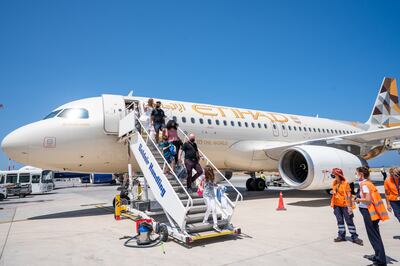 Etihad maintained its No 20 ranking in the best airlines in the world listing. Courtesy Etihad / Fraport Greece