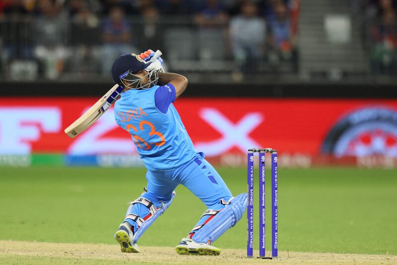 India's Suryakumar Yadav plays a shot. AFP