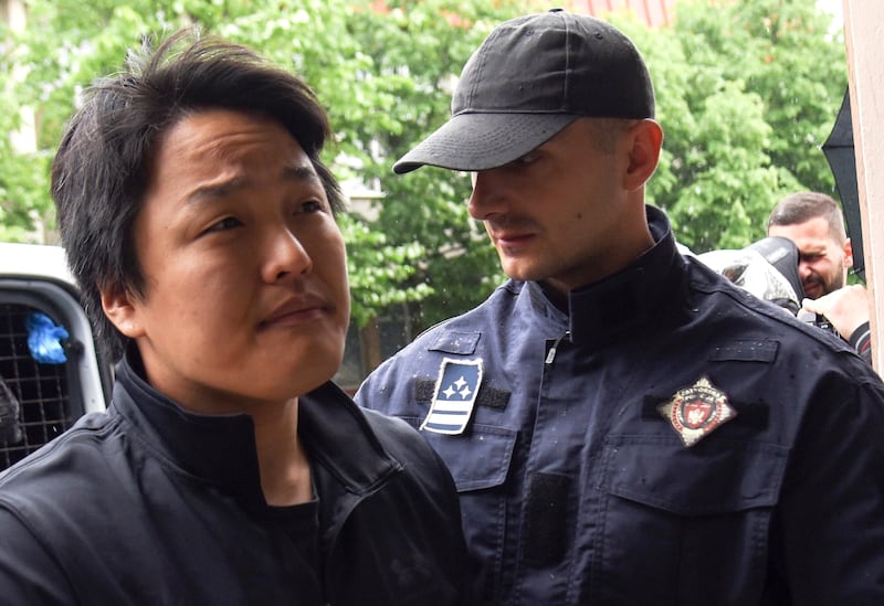 Do Kwon, co-founder and chief executive officer of Terraform Labs, was arrested in Montenegro in March this year. EPA