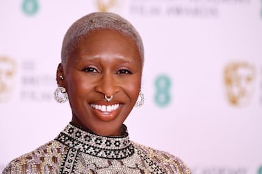 Actress Cynthia Erivo will be presenting an award at the EE British Academy Film Awards 2021 at the Royal Albert Hall on April 11, 2021 in London, England. Getty Images 