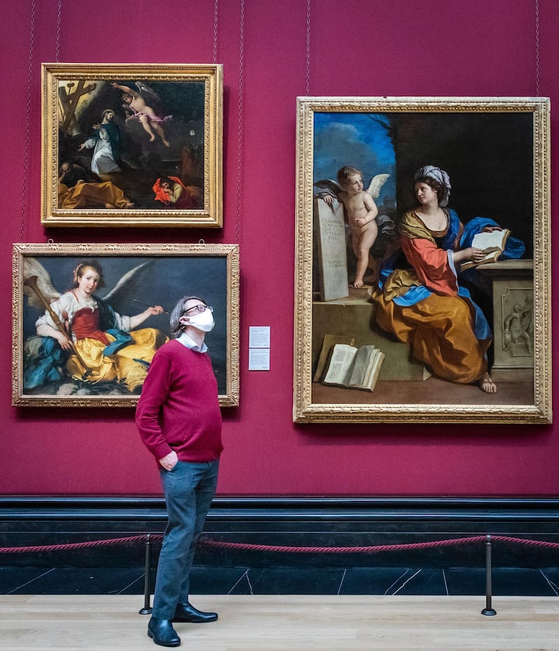 Britain reopened places of worship, pubs, restaurants and hairdressers on Saturday, July 4. Museums are set to follow, with the National Gallery in London the first to reopen on July 8. EPA