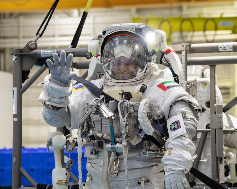 Emirati astronaut Sultan Al Neyadi will spend six months on board the International Space Station in 2023. Photo: Nasa