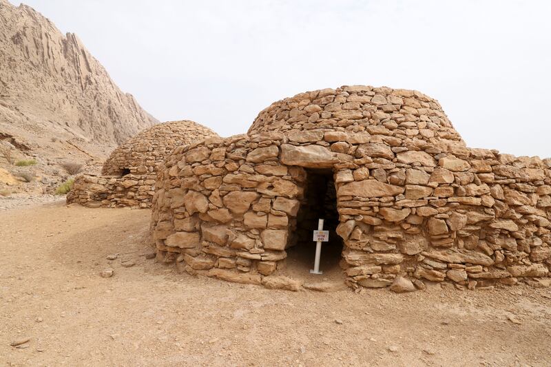 The tombs are a tourist attraction, part of an initiative to preserve UAE history.