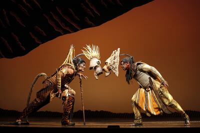 'The Lion King' musical brings its own creative and technical wizardry to the table with epic stage backdrops and colourful costumes. Photo: Disney
